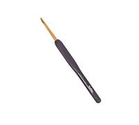 Tulip T15-100e Mind Brown Soft Grip Wolle Häkelnadel, 6mm 14cm