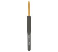Tulip T15-900E Crochet Hook, Aluminium, Black, Gold, One Size