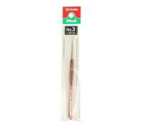 Tulip TA-1043E Crochet Hook, Legierter Stahl, Brown, Silver, 3