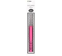 Tulip TEL-08E Crochet Hook, Stahl, Pink, Size 8 (0.9mm)