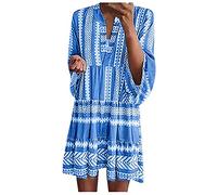 tullrock röcke eng afrikanische Kleider arabische Kleidung Hoodie Kleid Damen Jeansrock Damen cocktailkleid hellblau herbstkleider Pailletten Kleider Damen weiße unterröcke Flamenco(F-Blau,L)