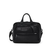 Tumi Alpha 4 Black Aktentasche aus Leder Universal Black, 15 Zoll erweiterbar