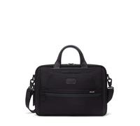 Tumi Alpha 4 Black Aktentasche aus Leder Black, 15 Zoll