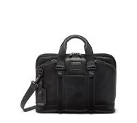 Tumi Alpha Bravo Academy Aktentasche aus Leder Schwarz