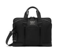 TUMI - Alpha Bravo Academy Brief - kompakte Laptop-Aktentasche - Reise-Laptop-Tasche - 30 x 39,4 x 5,1 cm - für 38,1 cm (15 Zoll) große Laptops, Schwarz, Einheitsgröße, Academy Slip