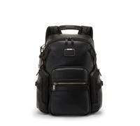 Tumi Alpha Bravo Navigation Rucksack aus Leder Schwarz