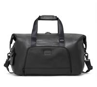 Tumi Alpha Double Expansion Duffel aus Leder, Black