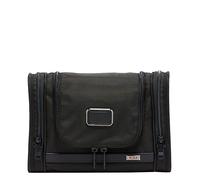TUMI Alpha Reise-Set zum Aufhängen, Organizer für Toilettenartikel und Kosmetik, mit Haken und Taschen, Schwarz, Schwarz, Einheitsgröße, Alpha 3 Reise-Set zum Aufhängen
