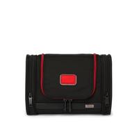 TUMI - ALPHA Kulturbeutel Hanging Travel Kit Black-Red Schwarz