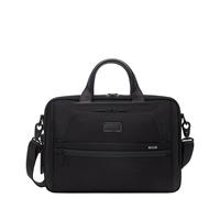 Tumi Alpha 4 Black Aktentasche aus Leder Black, 15 Zoll