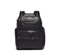 Tumi Compact Laptop Brief Pack aus Leder, Black