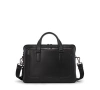 TUMI TUMI HARRISON LEATHER Sycamore Slim Brief black bombe