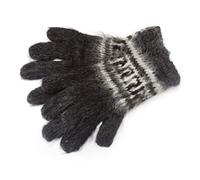 Tumia LAC 100% Alpaka Handschuhe - Handgefertigt in Bolivien - Schwarz