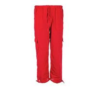 Tumia LAC Bunte Baumwollhose, Ethisch Einwandfrei, Hergestellt in Ecuador (Rot M)