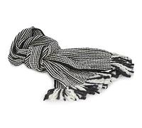 Tumia LAC Gestreift Dick Schal, Extralang Weich Wolle Luxuriös - Fair gehandelt und handgewebt in Ecuador