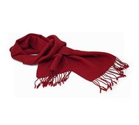 Tumia LAC Schal aus 100 % Alpaka, leicht, 190 x 27 cm, claret, Einheitsgröße