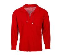 Tumia LAC Sommer Bluse mit Tunnelzug aus Baumwolle, ethisch gehandelt, Lange Ärmel - aus Ecuador für Tumi gefertigt - leichtes, kühles Material