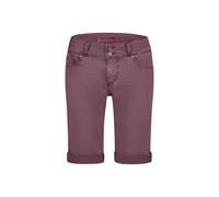 Tummyless-Short stretch twill Braun L