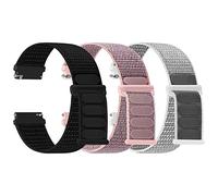 TumpCez Nylon Uhrenarmbänder,16mm 18mm 20mm 22mm Schnellverschluss Armband Fabric Aatmungsaktive Gewebte Verstellbare Ersatzband Sport Ersatzarmband für Herren Damen(3 Stück)