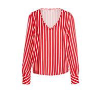 Tunika ALBA MODA "Bluse Bluse", Damen, Gr. 48, rot (koralle, creme, gestreift), Obermaterial: 100% Viskose CV., Tuniken (36201017-48) koralle, creme, gestreift