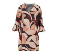 Tunika ALBA MODA "Tunika Tunika mit femininen Volants", Damen, Gr. 38, schwarz, Obermaterial: 100% Viskose CV., Tuniken (10812658-38) schwarz