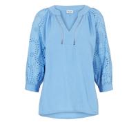 Tunika BONPRIX, Damen, Gr. 42, mittelblau, Obermaterial: 100% Baumwolle. Ärmel: 100% Baumwolle, figurumspielend, Tuniken, figurumspielende Passform, mit 3/4-Ärmeln, aus reiner Baumwolle (13095762-42)