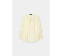 Luisa Cerano - Locker geschnittene Tunika-Bluse aus fließendem... citron - Gr. - 44