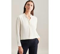 Klassische Bluse SEIDENSTICKER "Schwarze Rose" Gr. 40, beige (ecru) Damen Blusen langarm (41902941-40)