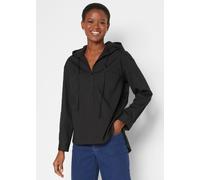 Tunika BONPRIX, Damen, Gr. 50, schwarz, Obermaterial: 100% Baumwolle, lässig geschnitten, Tuniken, mit Kapuze, lässig geschnitten, mit langem Arm (96060359-50) schwarz