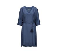 Tunika CODELLO "Codello Tunika", Damen, Gr. L-XL, blau, Obermaterial: 100% Viskose CV., uni, regular fit, V-Ausschnitt, Tuniken, mit Bändern (56508144-LXL) blau