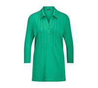 Tunika GOLDNER "Elegantes Blusenshirt mit Biesen", Damen, Gr. 44, grün, Obermaterial: 95% Viskose CV. 5% Elasthan EL., figurumspielend, Tuniken, stretchbequeme Jerseyqualität (54444656-44) grün