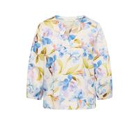 ETERNA - Bluse Satingewebe 3/4-Arm blau, 36/Dreiviertelarm