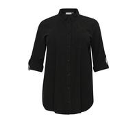 KAFFE CURVE Damen Tunika KCnana Lange Ärmel 54, Black Deep