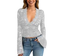 Tunika Schwarz Weiß Italienische Lange Trachtenshirt Gelb Kariert Kurze Hemdblusen Seiden Seide Wildleder Puffärmel Lederimitat Bauchfreies Raffinierte Rüschenärmel Yoga Knöpfe Poncho Polos