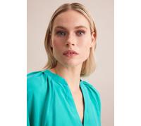 3/4-Arm Leinwandbindung Shirtbluse Türkis 36 (60.137381-0054-36)