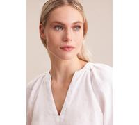 Tunika SEIDENSTICKER "Schwarze Rose", Damen, Gr. 36, weiß, 100% Leinen, unifarben, Tuniken (76312854-36) weiß