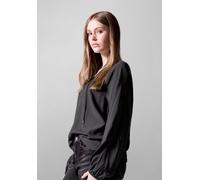 Tunika STREET ONE STUDIO, Damen, Gr. 34, schwarz, Web, 100% Viskose, unifarben, normal, V-Ausschnitt, eng Bündchen, Tuniken, aus softer Viskose (25093300-34) schwarz