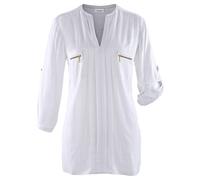 Tunikabluse aus fließender Viskose 46