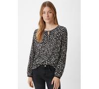 Tunikabluse aus Viskose schwarz 40