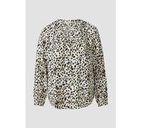 Tunikabluse aus Viskosemix mit All-over-Print 44 creme 2174268.02A2.44