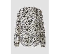 Tunikabluse aus Viskosemix mit All-over-Print 48 creme 2168879.02A2.48