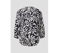 s.Oliver Damen 2142573 Bluse, 59A1 blau|weiß, 34