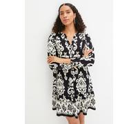 Tunikakleid BONPRIX, Damen, Gr. 36, N-Gr, schwarz (schwarz, wollweiß bedruckt), Obermaterial: 100% Viskose, A-Linie, Kleider Tunikakleid, für besondere Anlässe, aus Viskose, in A-Linie, mit Muster (27