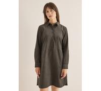 Tunikakleid CECIL, Damen, Gr. XXL (46), US-Größen, beige (misty taupe), Web, 100% Baumwolle, unifarben, normal knielang, V-Ausschnitt, Bündchen, Kleider, aus 100% Baumwolle (83632267-XXL) misty taupe