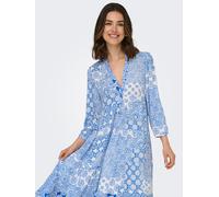 ONLY - ONLMILANA 7/8 DRESS WVN NOOS princess blue - Gr. - XL