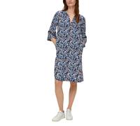 Blusenkleid aus Viskose 34 blau|mehrfarbig