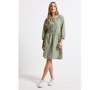 Street One Damen Kleid mit Lochstickerei