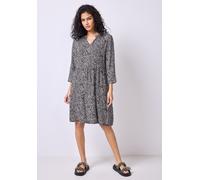 Street One Studio Damen F144576 Gemustertes Tunika-Kleid, Void Blue, 40