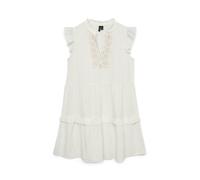 VERO MODA - VMDICTHE EMB SHORT DRESS WVN GA Snow White - Gr. - S