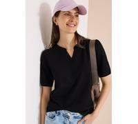 Tunikashirt CECIL, Damen, Gr. S (38), schwarz, Web, 100% Baumwolle, unifarben, comfort fit normal, Rundhals, normaler Saum, Shirts, im Tunika-Style (72845643-S) schwarz